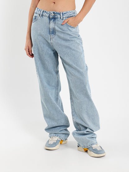 Straight Leg Regular Fit Jeans