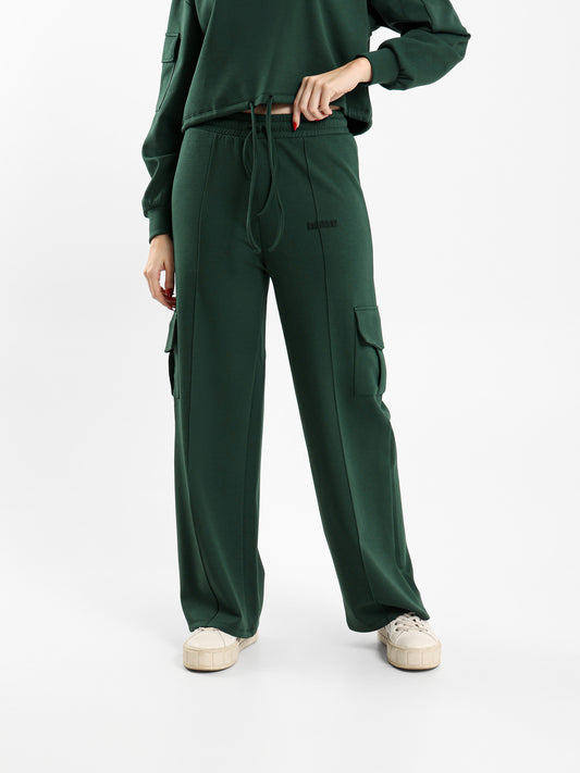 Drawstring Waist Cargo Pants