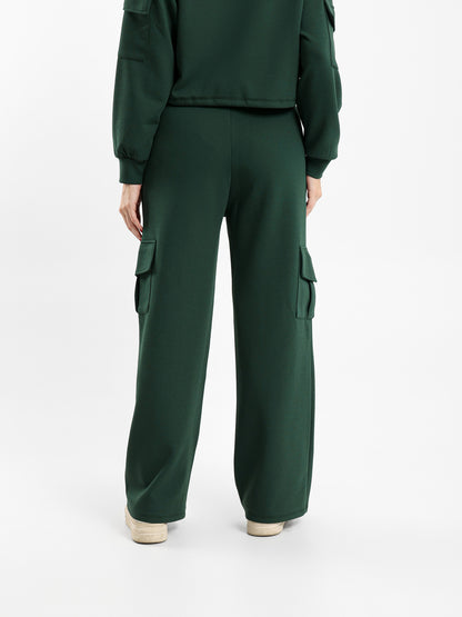 Drawstring Waist Cargo Pants