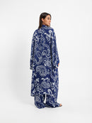 Printed Midi Kimono Jacket