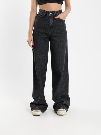 Baggy with Seam Details Relaxed Fit Jeans