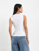 Ribbed Cut-Out Top