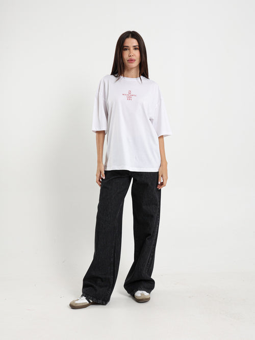 Oversized Printed Tee
