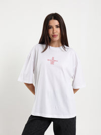 Oversized Printed Tee
