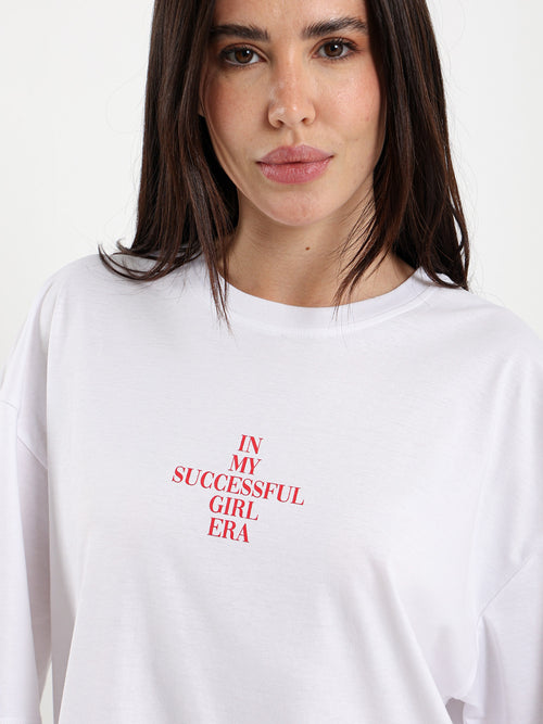 Oversized Printed Tee