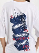 Oversized Printed Tee
