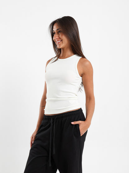 Ribbed Sleeveless Top