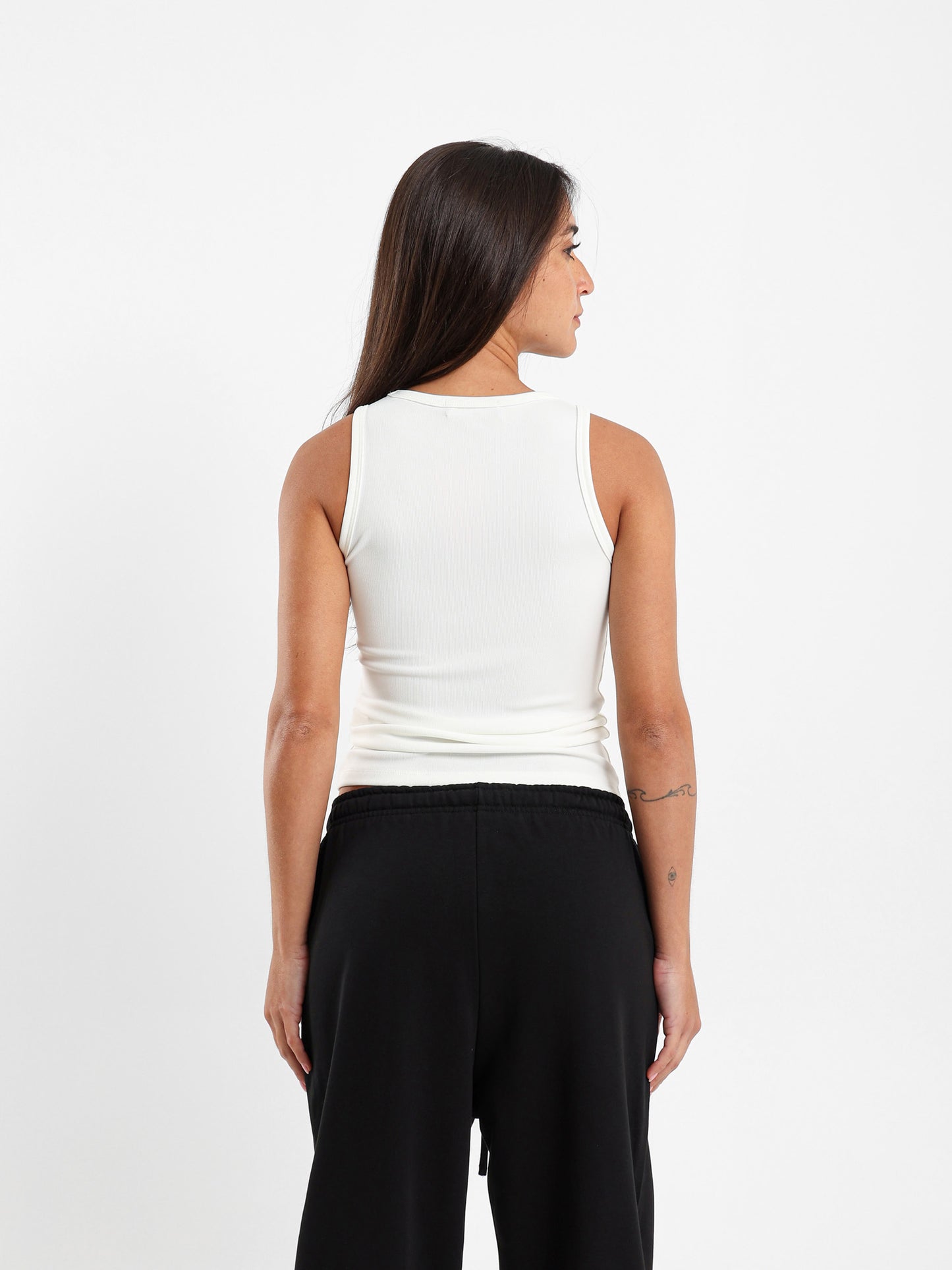 Ribbed Sleeveless Top