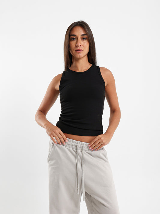 Ribbed Sleeveless Top