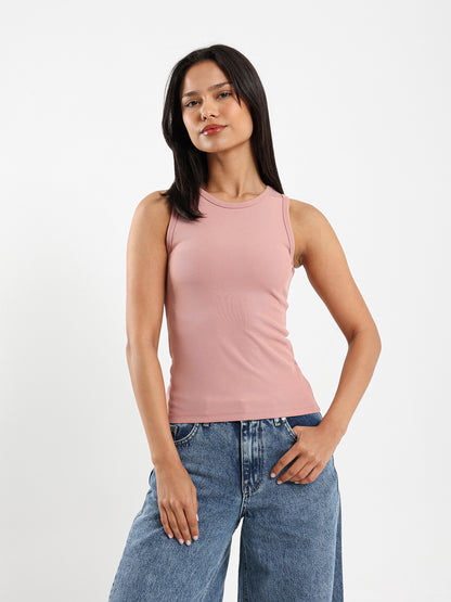 Ribbed Sleeveless Top