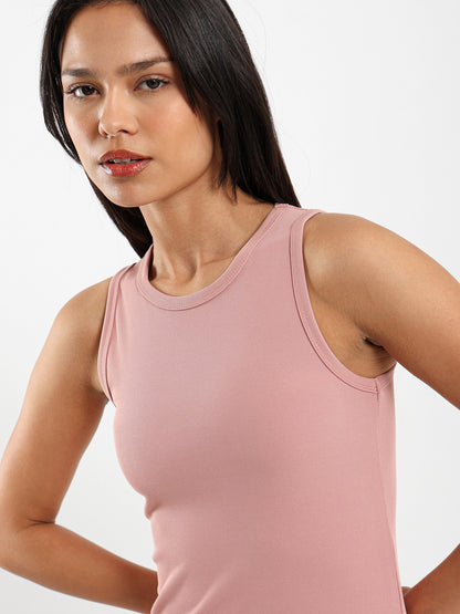 Ribbed Sleeveless Top