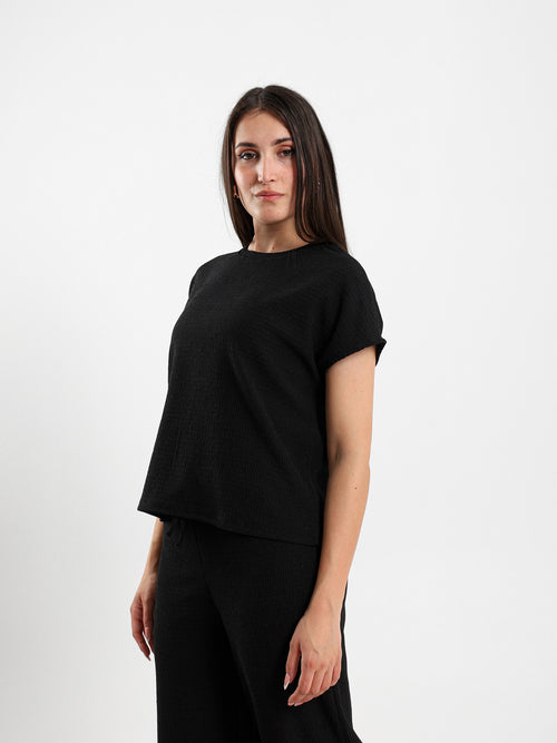 Flowy Textured Top