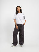 Loose Fit Printed Sleeve T-Shirt