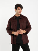 Suede Overshirt
