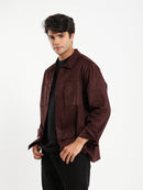 Suede Overshirt