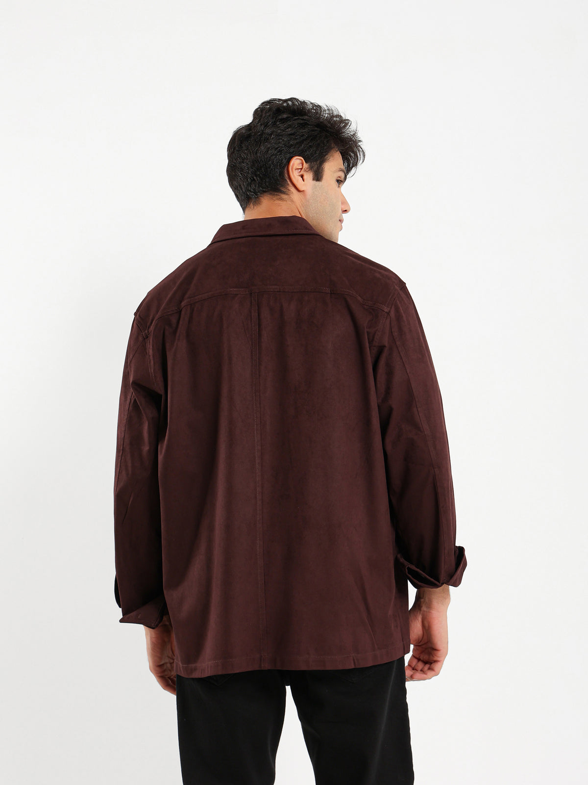 Suede Overshirt