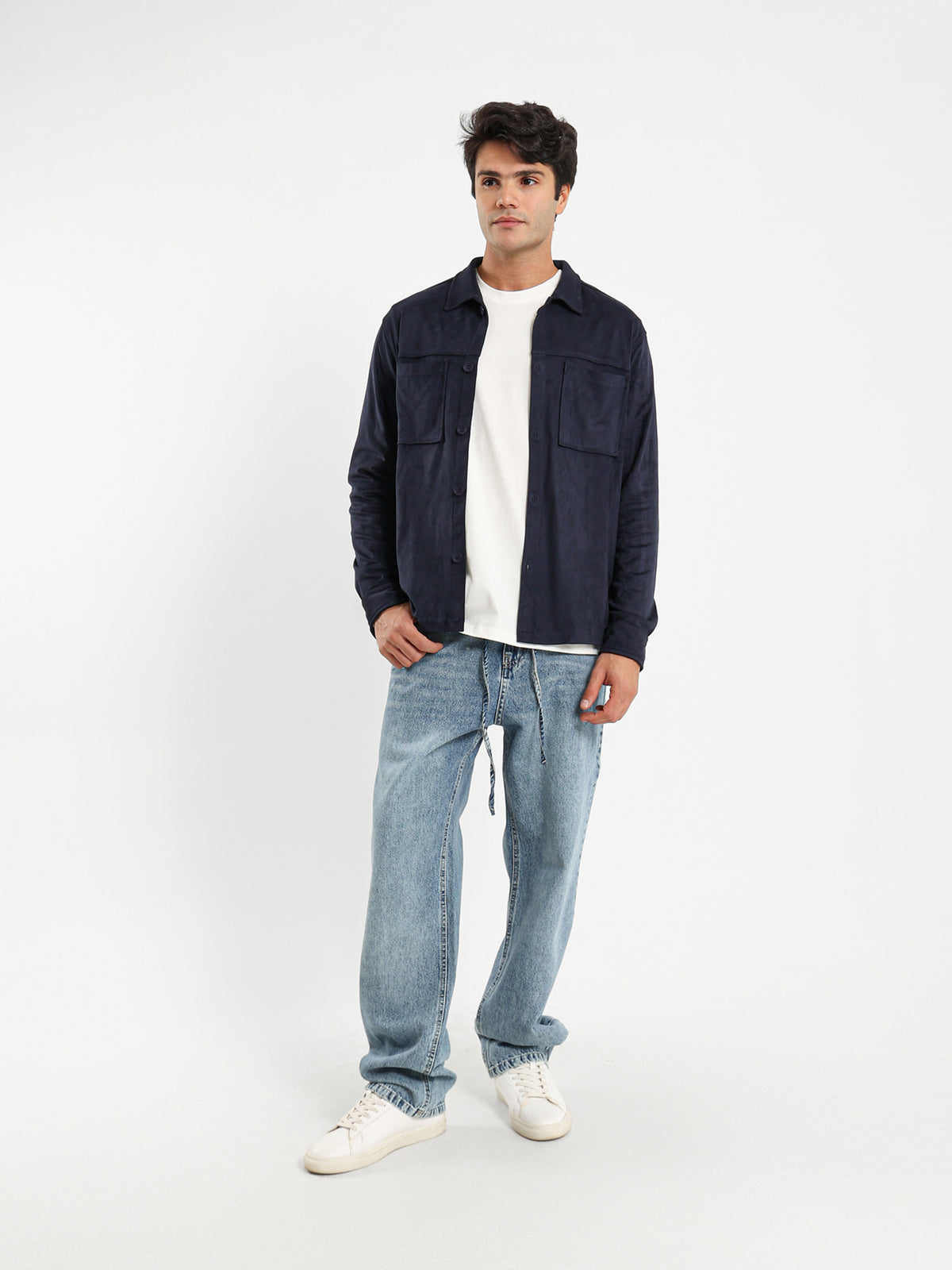 Suede Overshirt