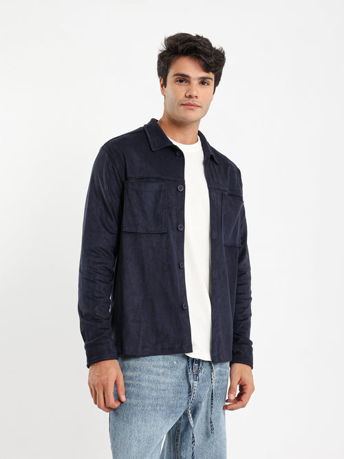 Suede Overshirt
