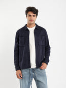 Suede Overshirt