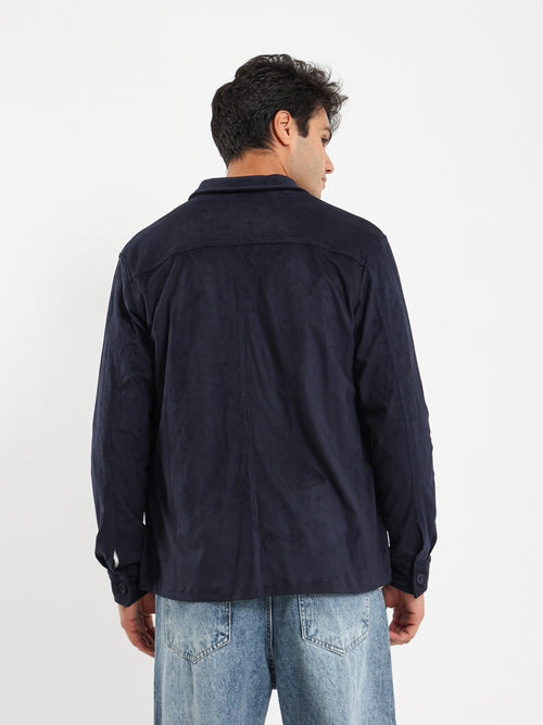 Suede Overshirt