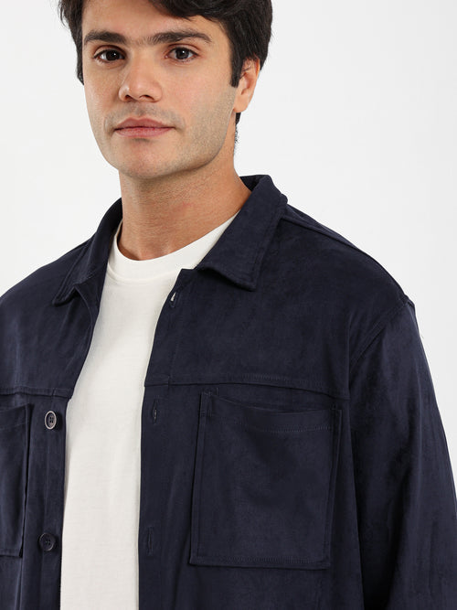 Suede Overshirt
