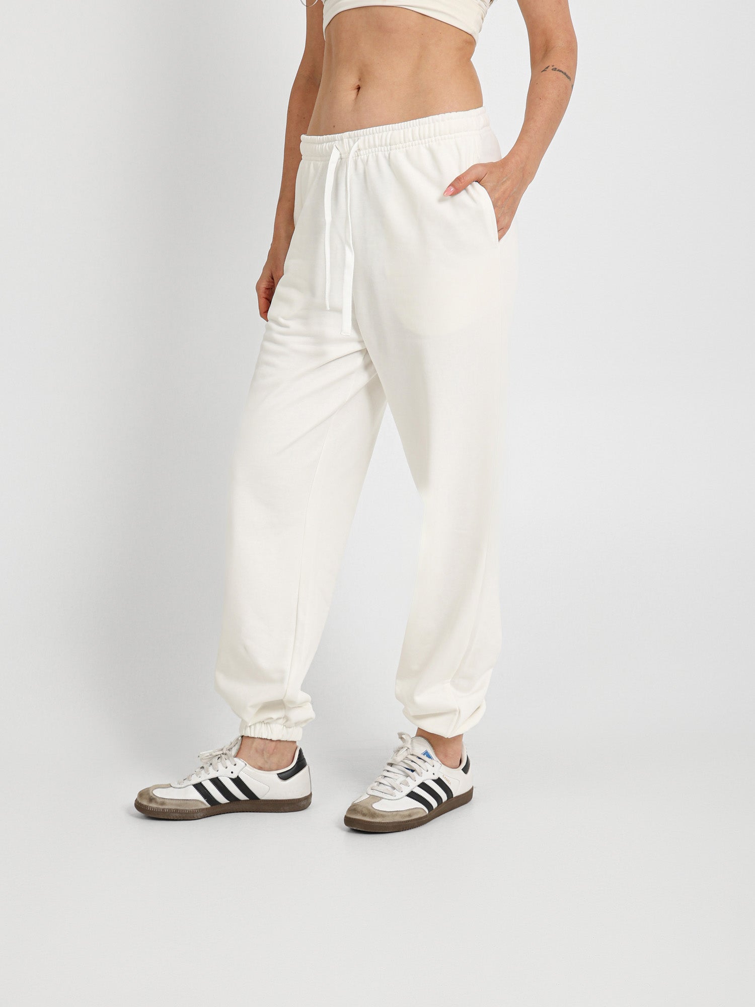Loose Fit Jogger Pants With Cuff