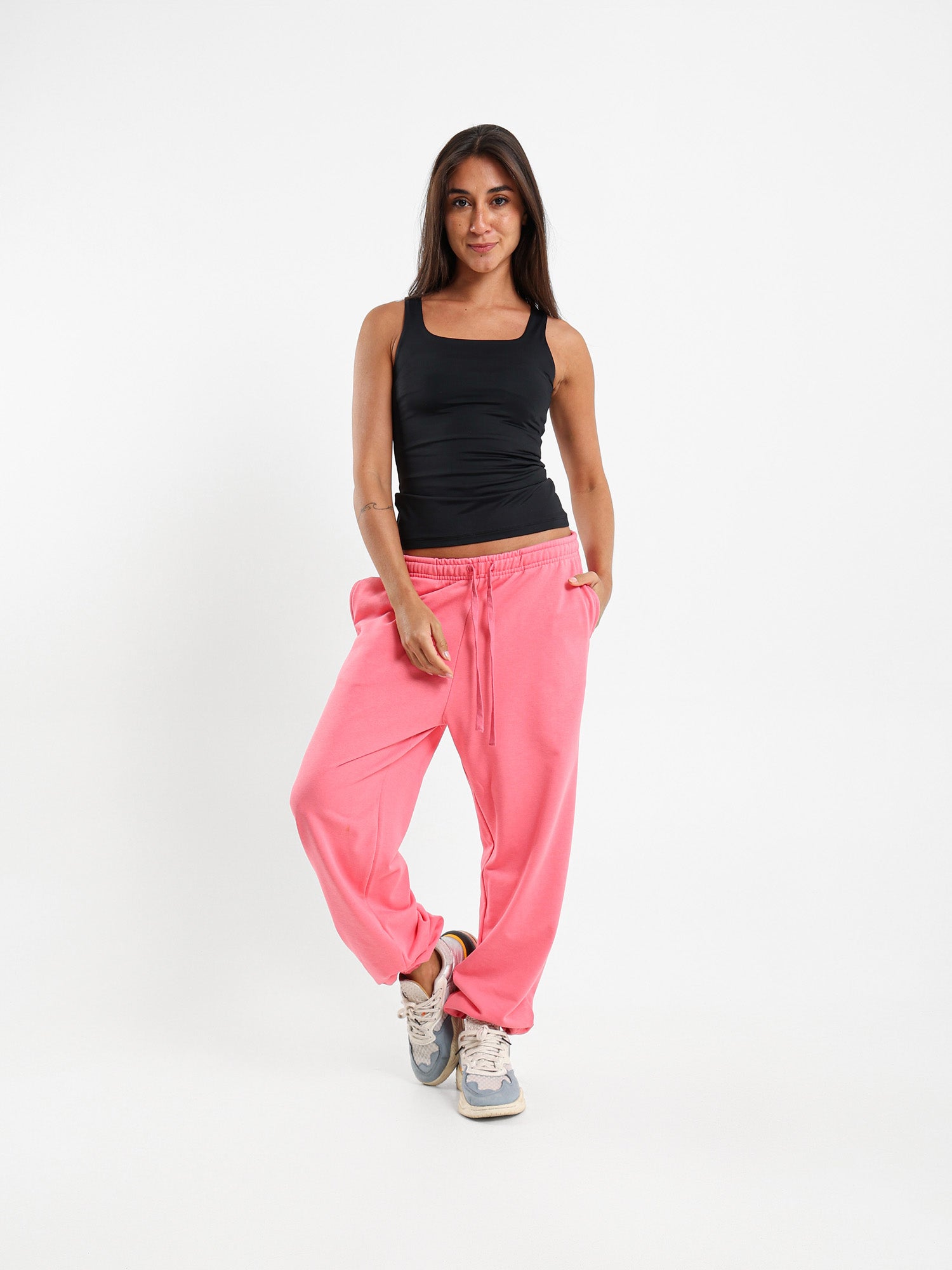Loose Fit Jogger Pants With Cuff