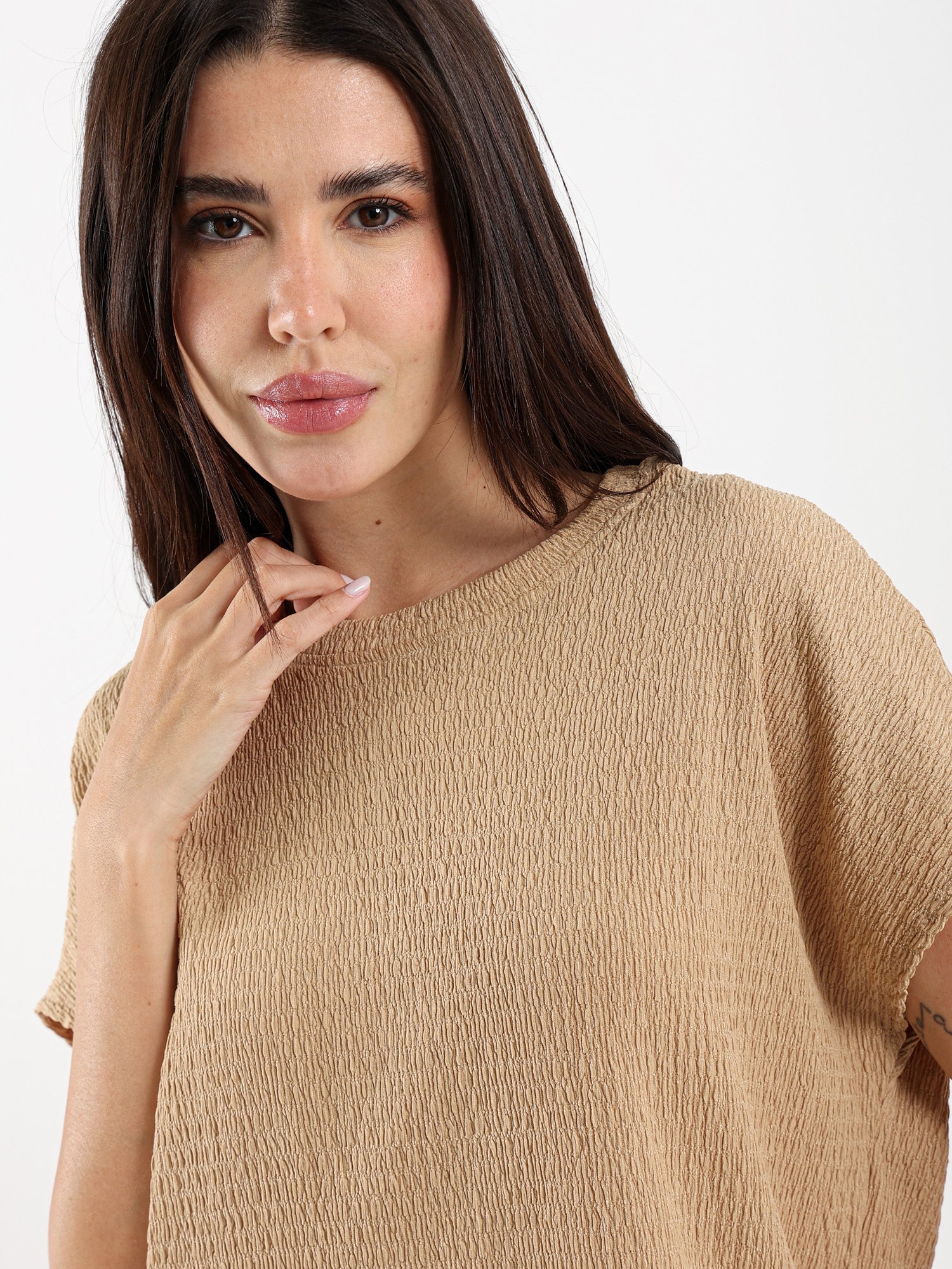 Flowy Textured Top