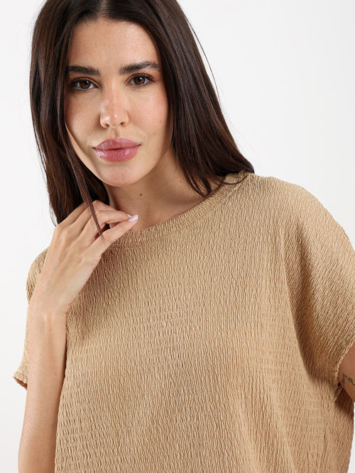 Flowy Textured Top
