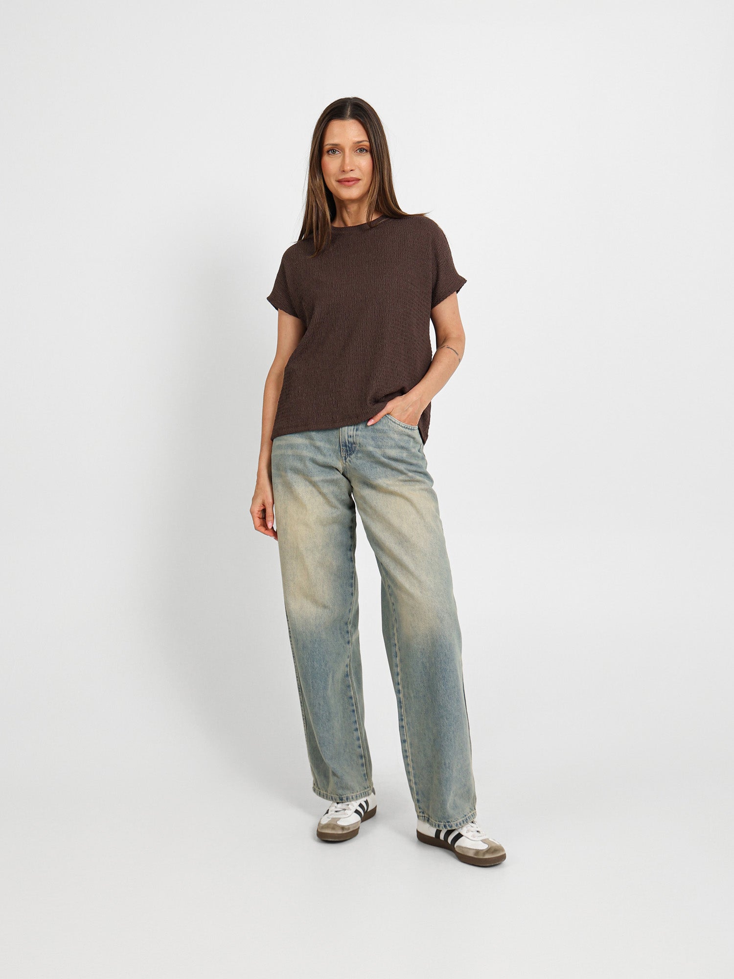 Flowy Textured Top