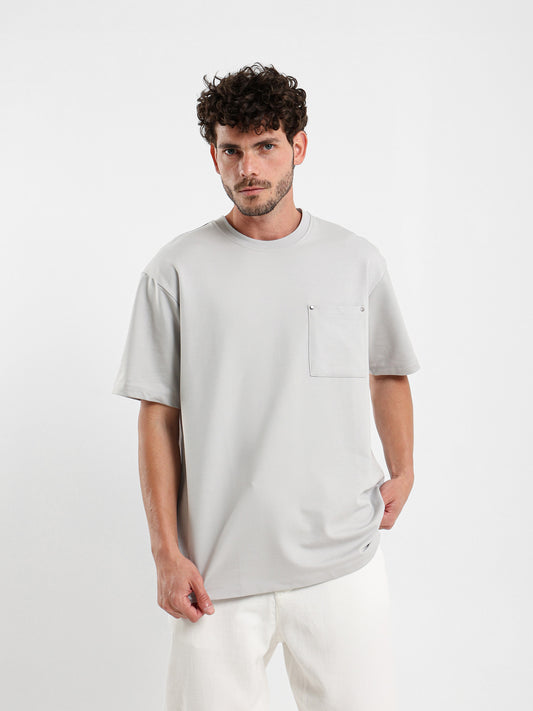 Casual Round Neck Half-Sleeve T-Shirt