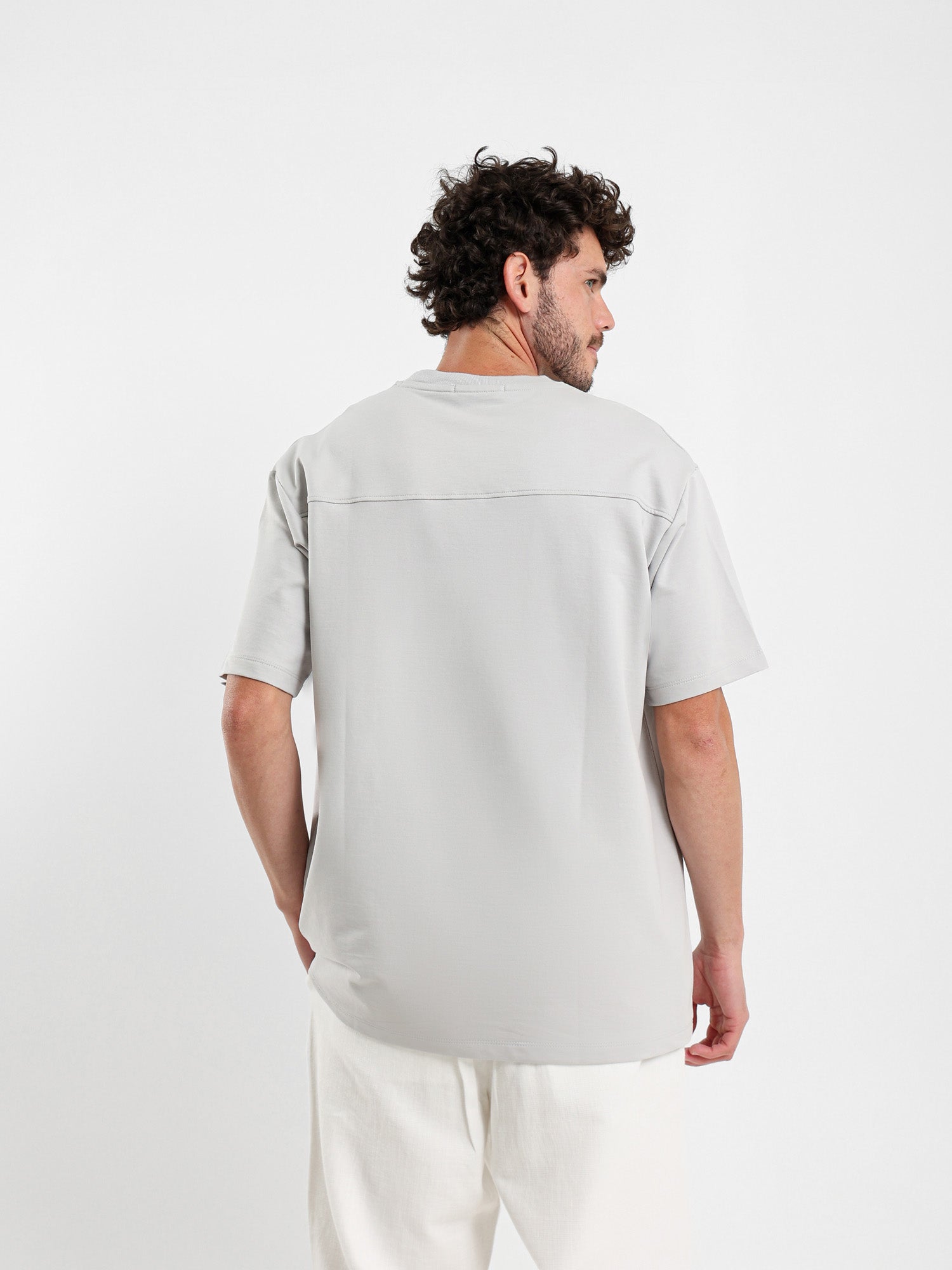 Casual Round Neck Half-Sleeve T-Shirt