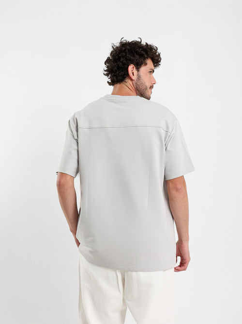 Casual Round Neck Half-Sleeve T-Shirt