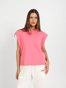 Padded Shoulder T-Shirt