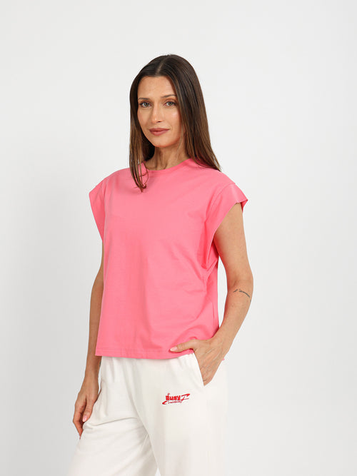 Padded Shoulder T-Shirt