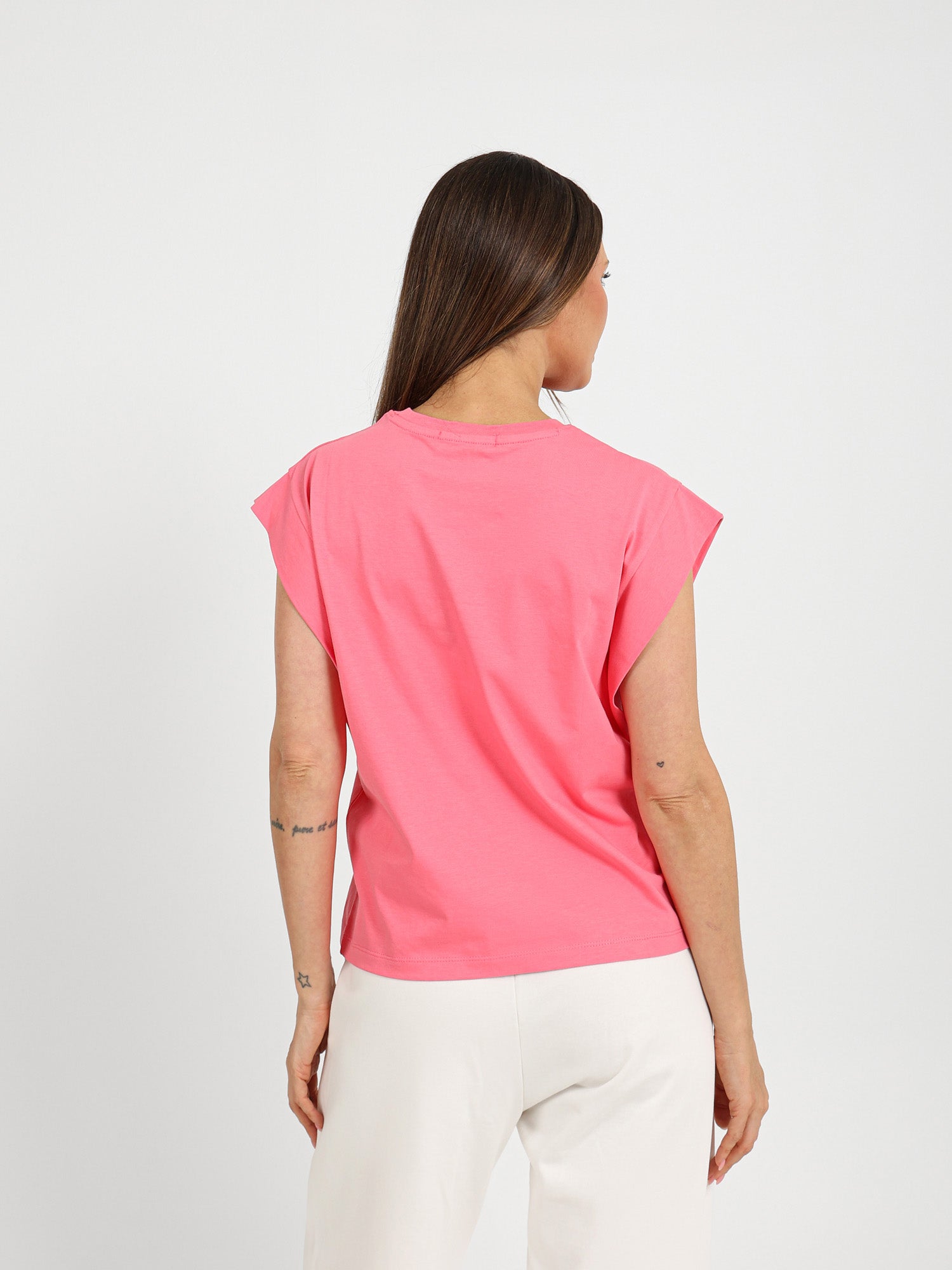 Padded Shoulder T-Shirt