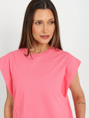 Padded Shoulder T-Shirt