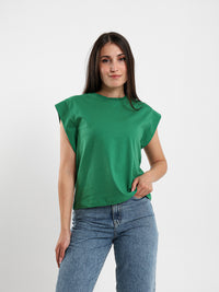 Padded Shoulder T-Shirt