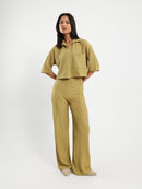 Cropped Wrinkled Shirt