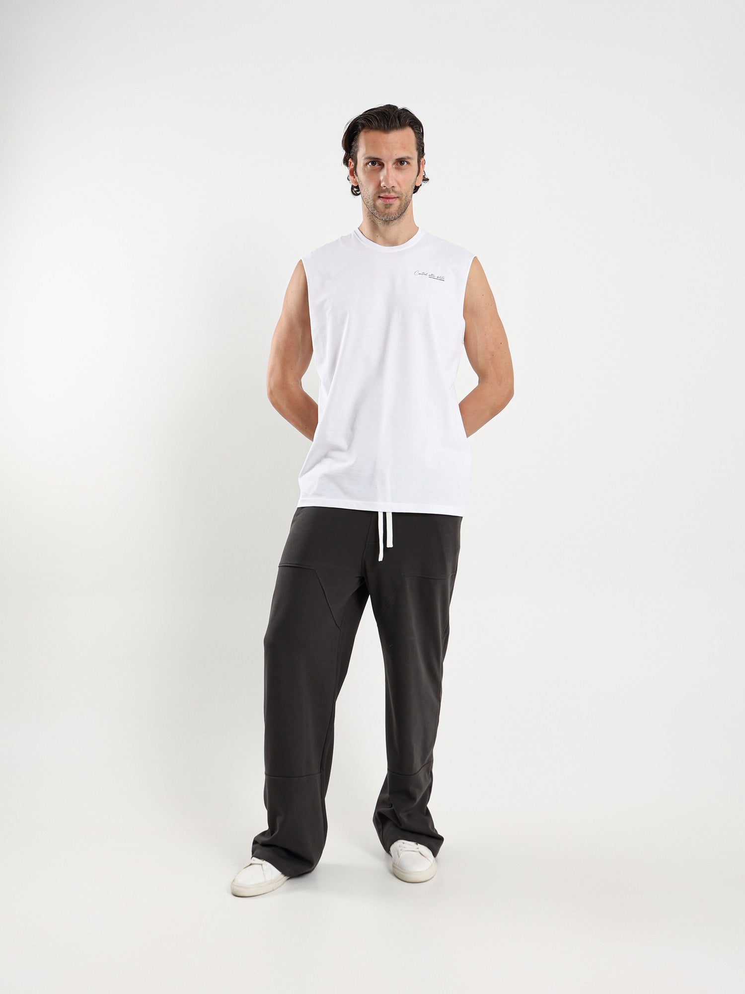 Ribbed Sleeveless Tank Top
