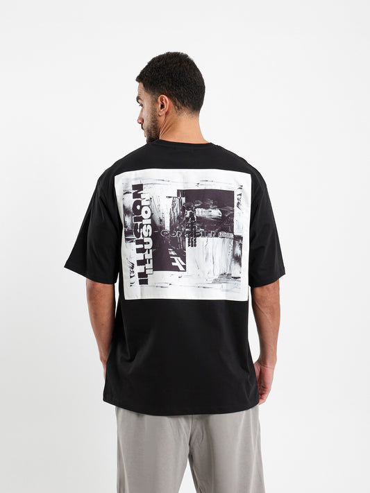 Back Print Casual T-Shirt