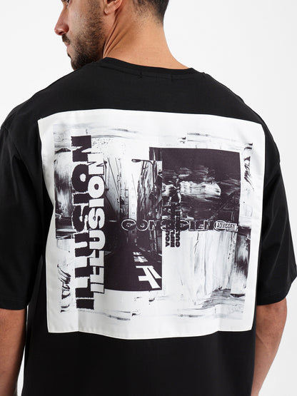 Back Print Casual T-Shirt