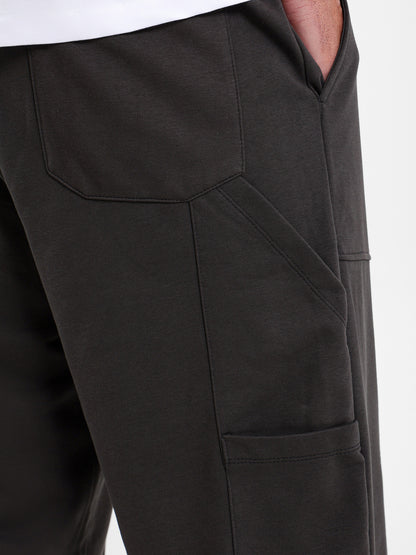 Elasticated Waistband Pants with Panels