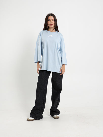 Super Dropped Shoulder Printed T-Shirt