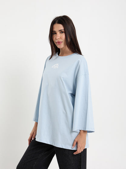 Super Dropped Shoulder Printed T-Shirt