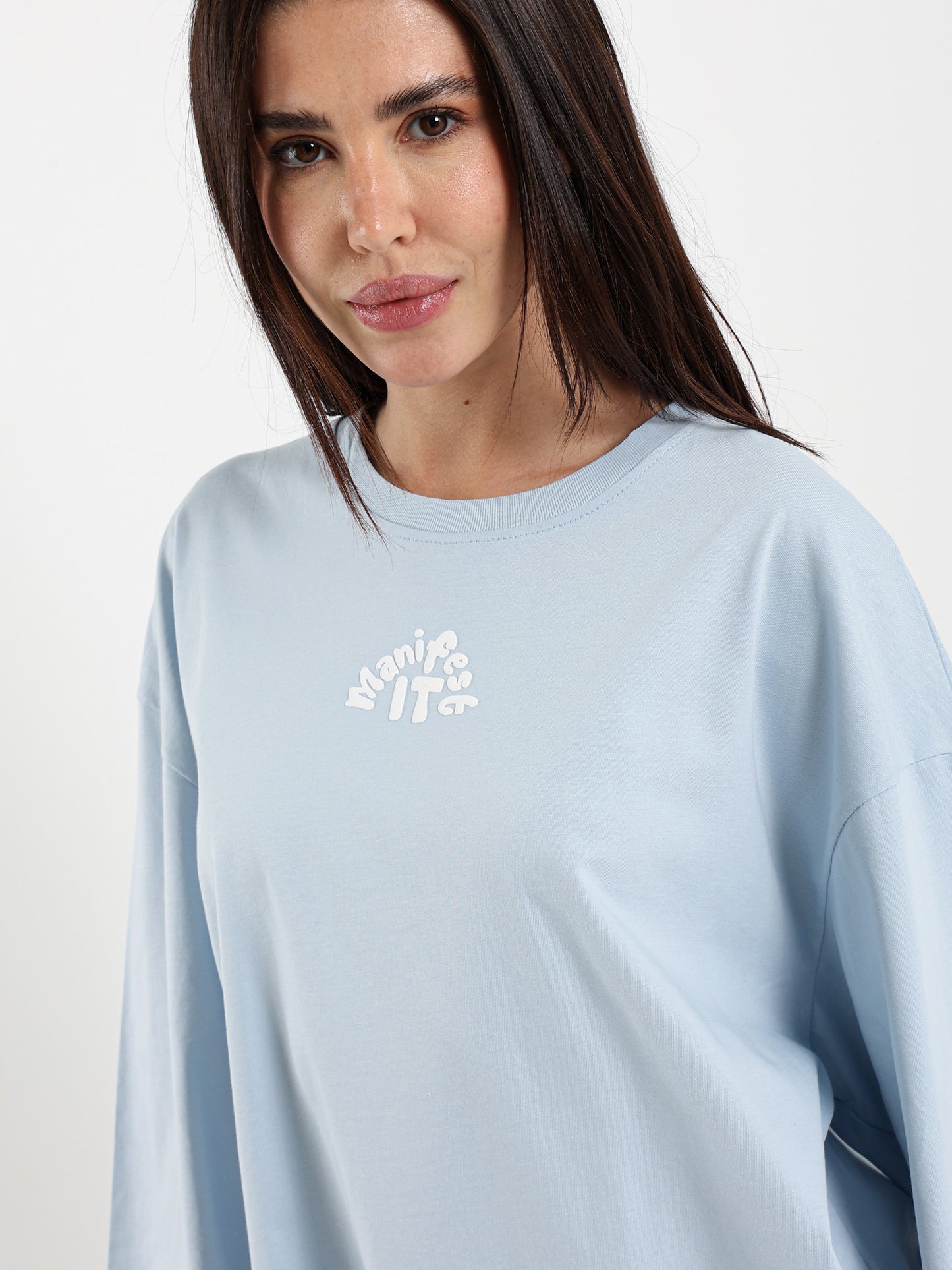 Super Dropped Shoulder Printed T-Shirt