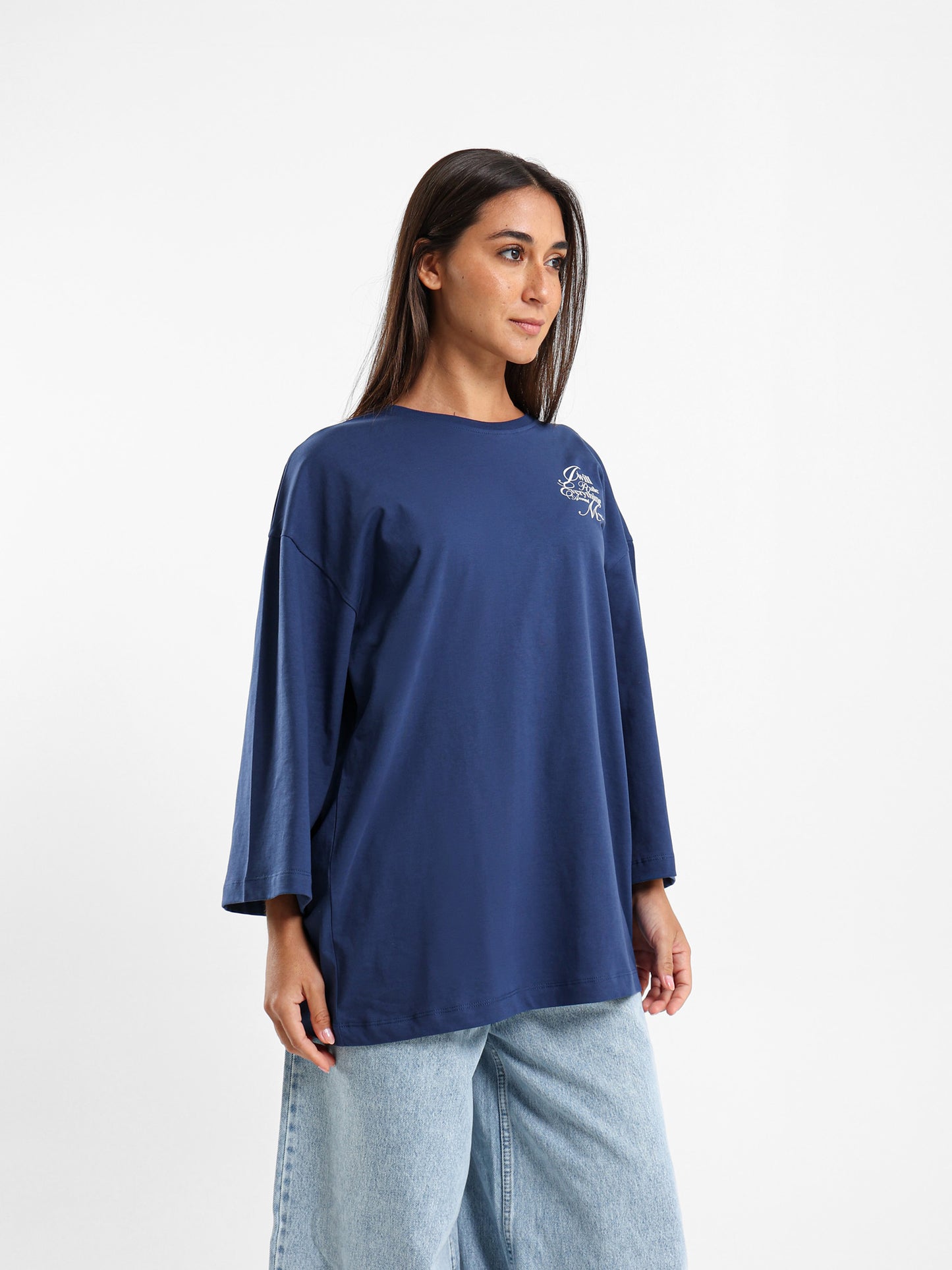 Super Dropped Shoulder Printed T-Shirt