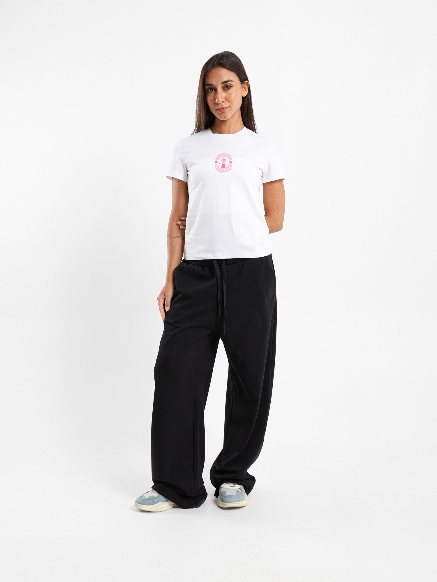 No Shame No Blame Front Print T-Shirt