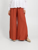 Relaxed Wide Leg Trousers