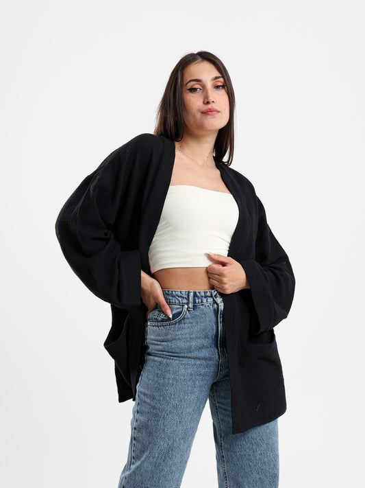 Flowy Textured Kimono
